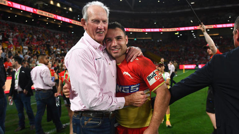 Wayne Bennett (left) is a target of the Jets' NRL bid as foundation coach if granted a licence.