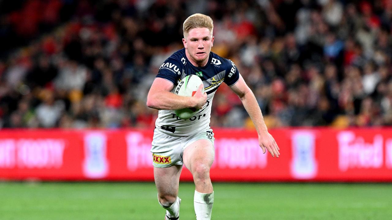 Dragons captain Ben Hunt has backed a push for his club to poach Cowboys star Tom Dearden. Picture: Getty Images