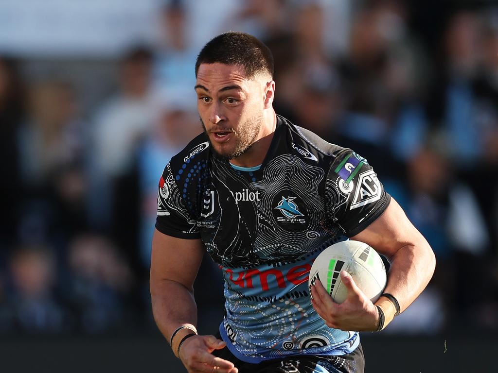 Mawene Hiroti has rejected a late approach by the Dragons to re-sign with the Sharks. Picture: Getty Images