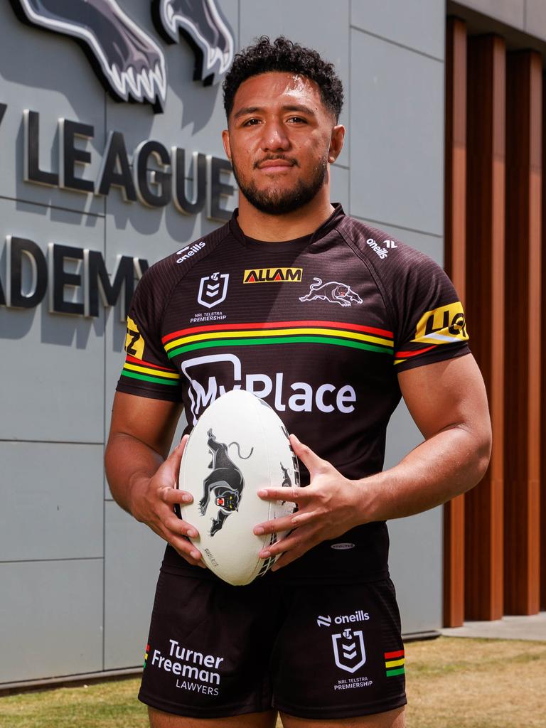 Former Bulldog Paul Alamoti at the Penrith Panthers Academy. Picture: Justin Lloyd