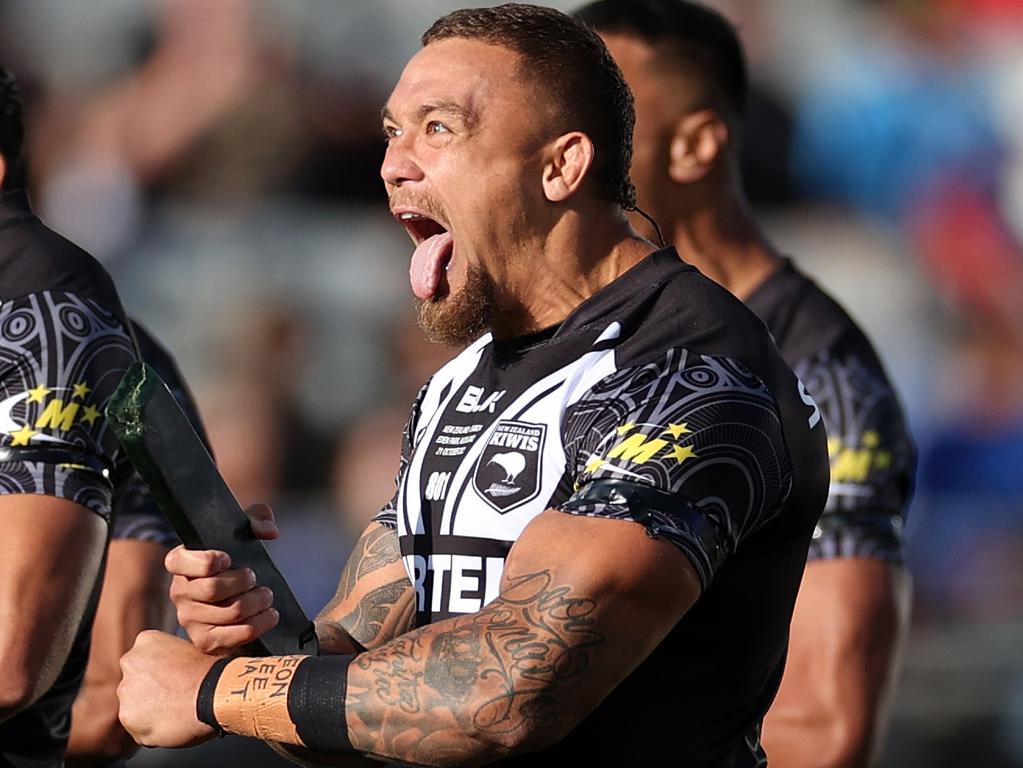 James Fisher-Harris led the Kiwis to victory in the Pacific Championships. Picture: Fiona Goodall/Getty Images