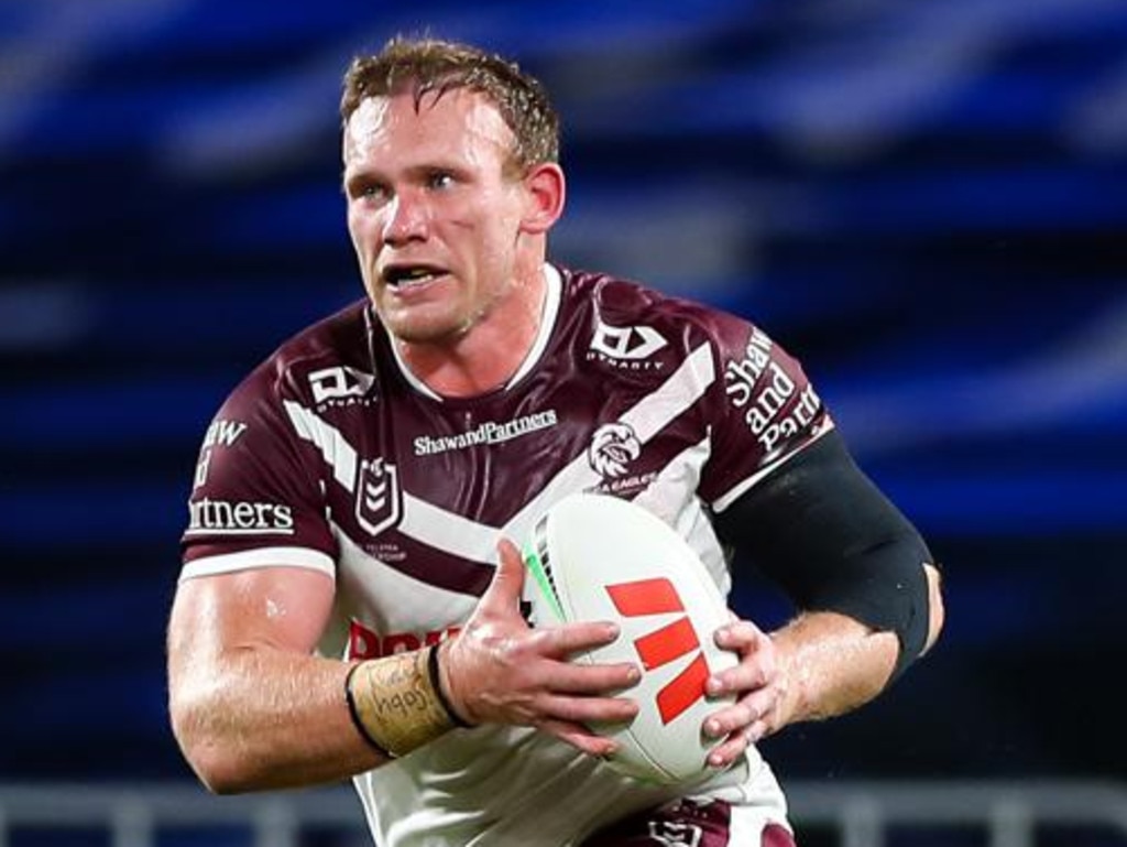 Former Manly star Matt Lodge has signed a lifeline train and trial deal to join the Dragons. Picture: NRL Imagery