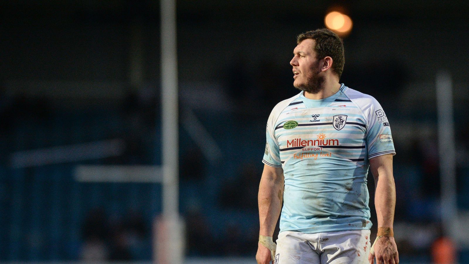 Brett Ferres in action for Featherstone back in January 2022.