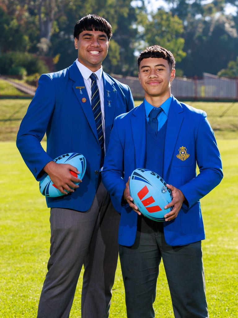 Calvary Luai (R). Picture: Justin Lloyd.