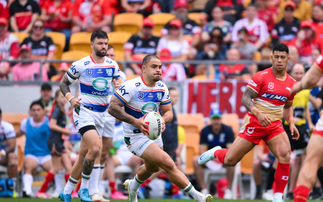 Dylan Walker.Dolphins v Warriors. NRL Rugby League. Suncorp Stadium, Brisbane, Australia. Sunday 11 August 2024. Photo: NRL Photos/Photosport