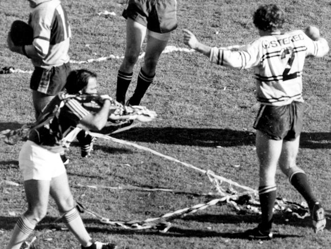 Referee Greg Hartley (left) takes out top spot.