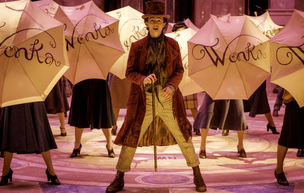 Timothée Chalamet in Wonka Timothée Chalamet in Wonka